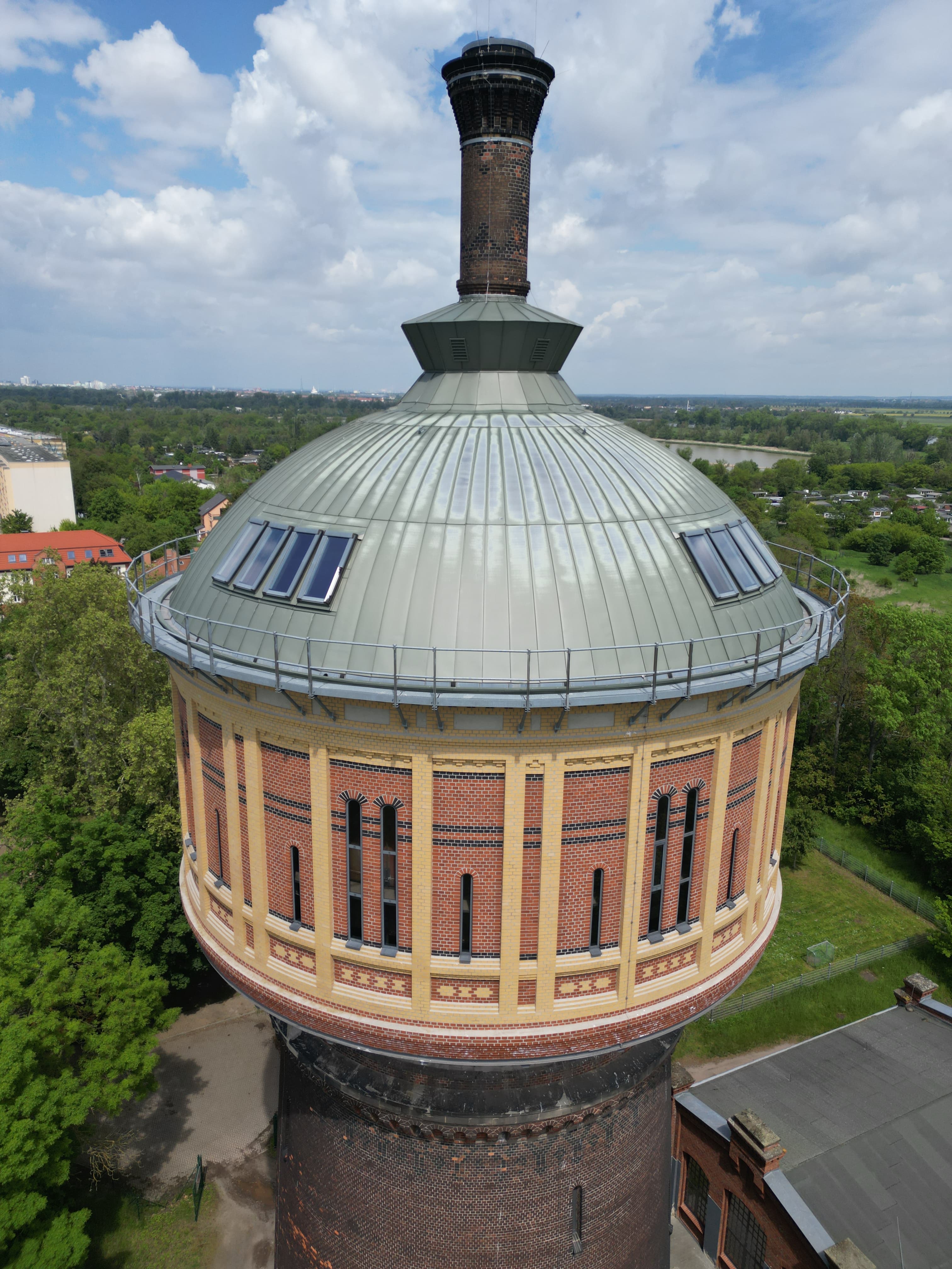 Kuppel des Wasserturms