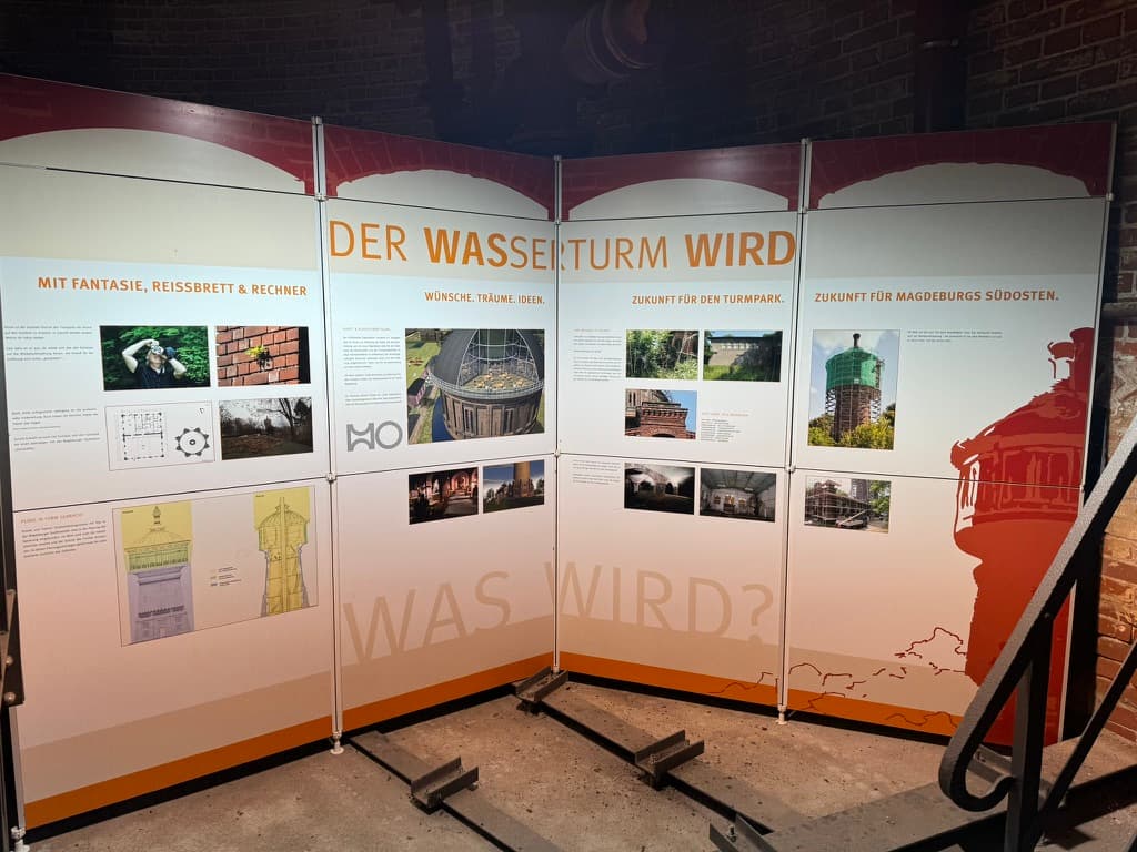 Der Wasserturm wird